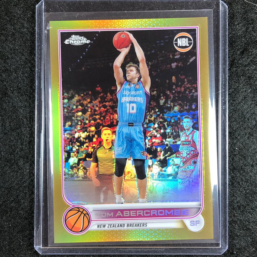2022-23 Topps Chrome NBL TOM ABERCROMBIE Gold 36/50 #52