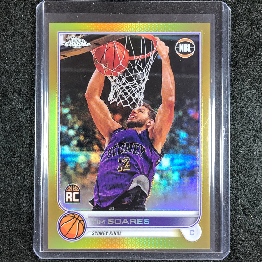 2022-23 Topps Chrome NBL TIM SOARES Rookie Gold 15/50 #89