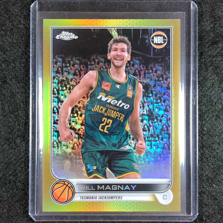 2022-23 Topps Chrome NBL WILL MAGNAY Gold 43/50 No. 95
