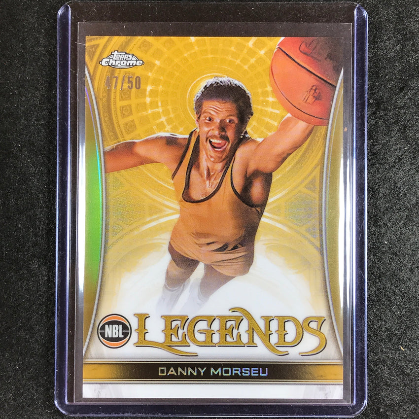 2022-23 Topps Chrome NBL DANNY MORSEU Legends Gold 47/50