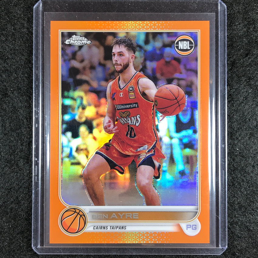 2022-23 Topps Chrome NBL BEN AYRE Orange 19/25 No. 22
