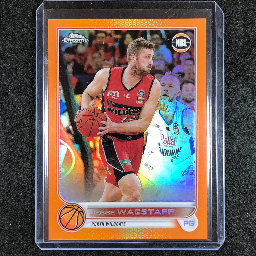 2022-23 Topps Chrome NBL JESSE WAGSTAFF Orange 1/25 No. 68