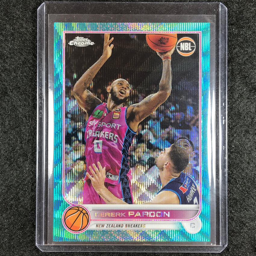 2022-23 Topps Chrome NBL DERERK PARDON Aqua Wave /199 #59