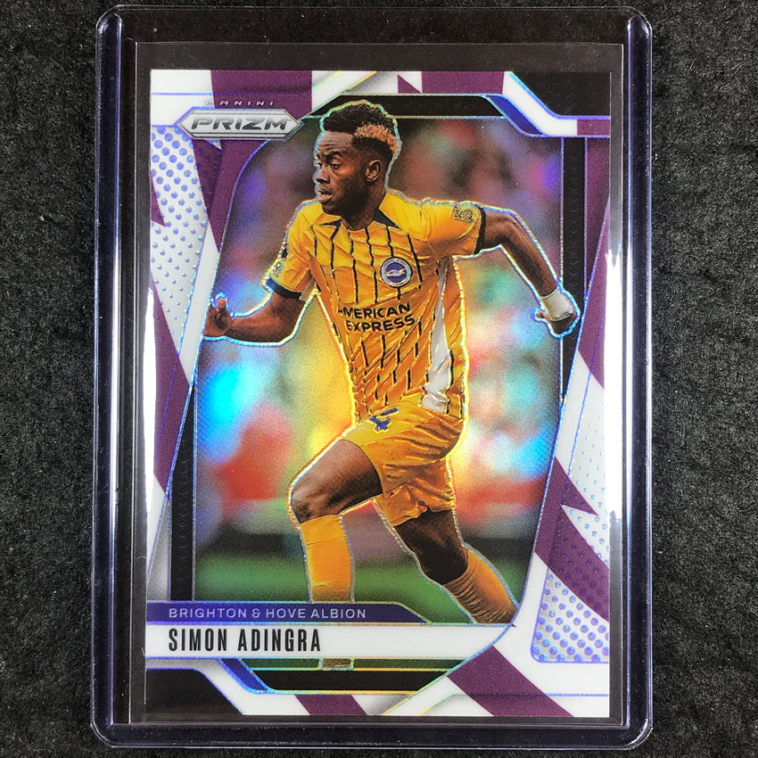 2024-25 Prizm EPL SIMON ADINGRA Base Purple and White Stripes 56/92 #185