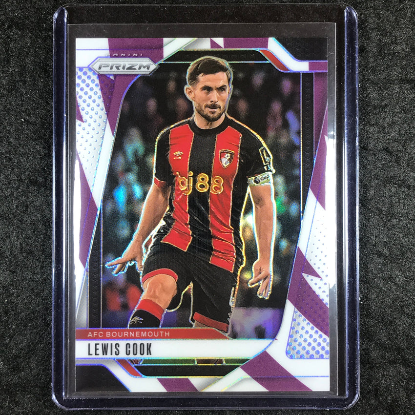 2024-25 Prizm EPL LEWIS COOK Base Purple and White Stripes 70/92 #192