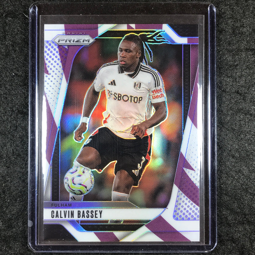 2024-25 Prizm EPL CALVIN BASSEY Base Purple and White Stripes 48/92 #209