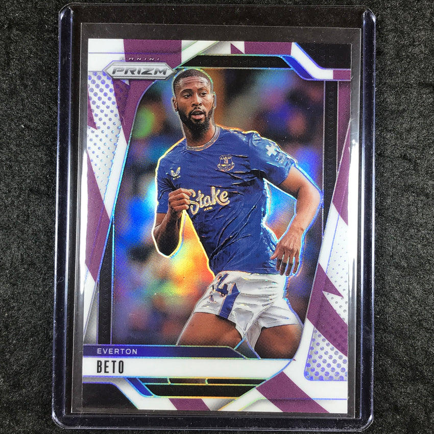 2024-25 Prizm EPL BETO Base Purple and White Stripes 59/92 #227