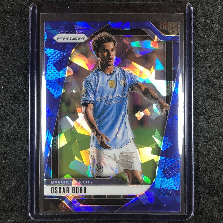 2024-25 Prizm EPL OSCAR BOBB Base Blue Ice 8/75 #2