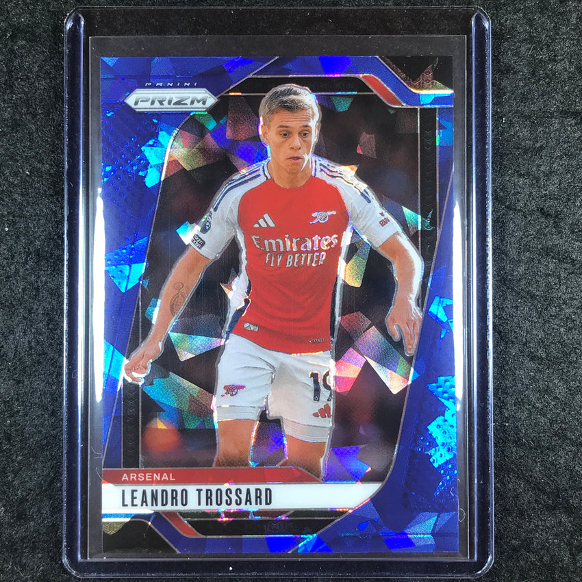 2024-25 Prizm EPL LEANDRO TROSSARD Base Blue Ice 37/75 #27