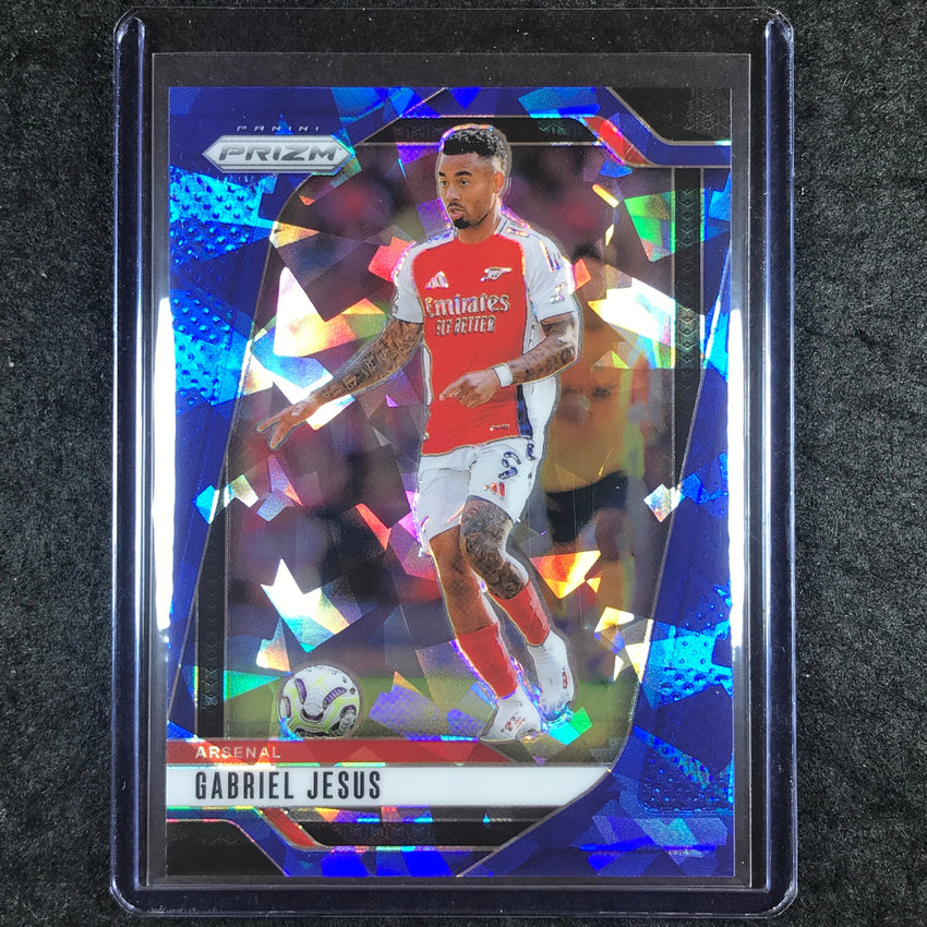 2024-25 Prizm EPL GABRIEL JESUS Base Blue Ice 69/75 #29