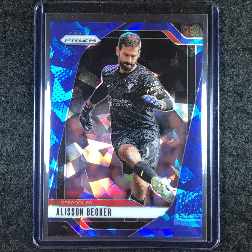 2024-25 Prizm EPL ALISSON BECKER Base Blue Ice 63/75 #43