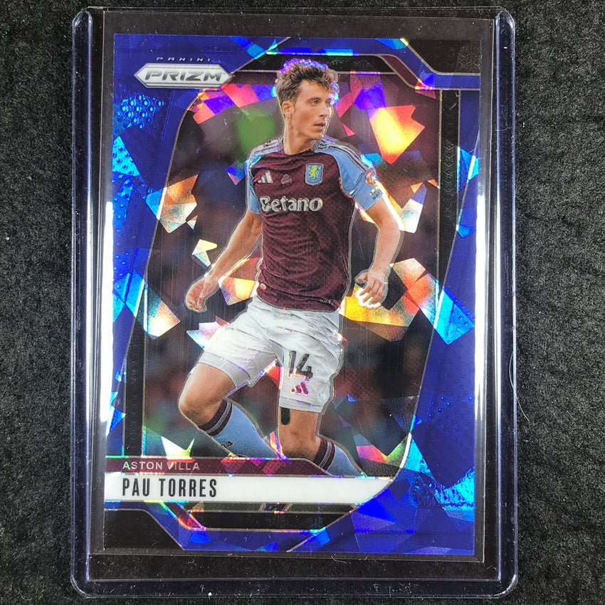 2024-25 Prizm EPL PAU TORRES Base Blue Ice 1/75 #59