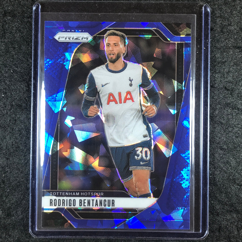 2024-25 Prizm EPL RODRIGO BENTANCUR Base Blue Ice 64/75 #83