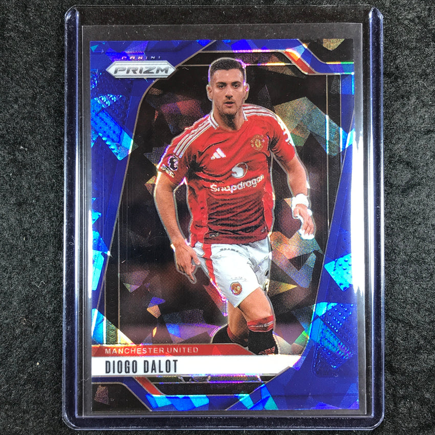 2024-25 Prizm EPL DIOGO DALOT Base Blue Ice 16/75 #134