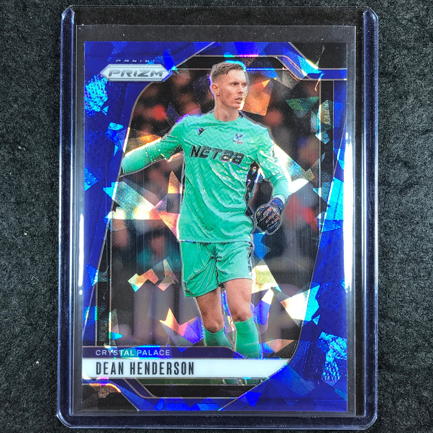 2024-25 Prizm EPL DEAN HENDERSON Base Blue Ice 27/75 #163