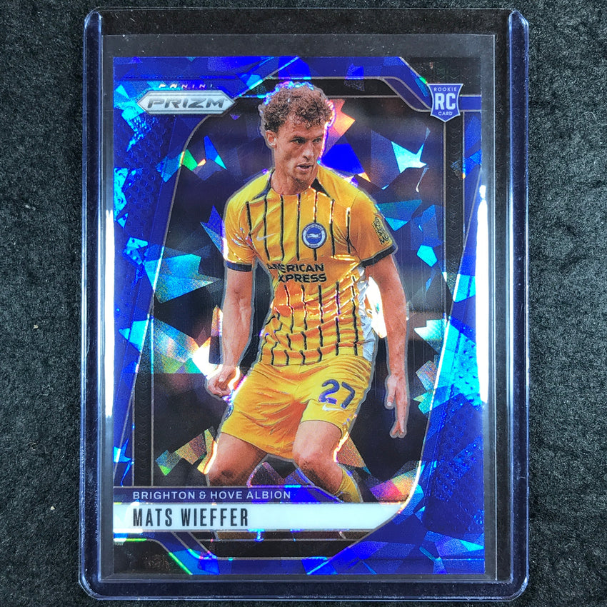 2024-25 Prizm EPL MATS WIEFFER Rookie Base Blue Ice 8/75 #177