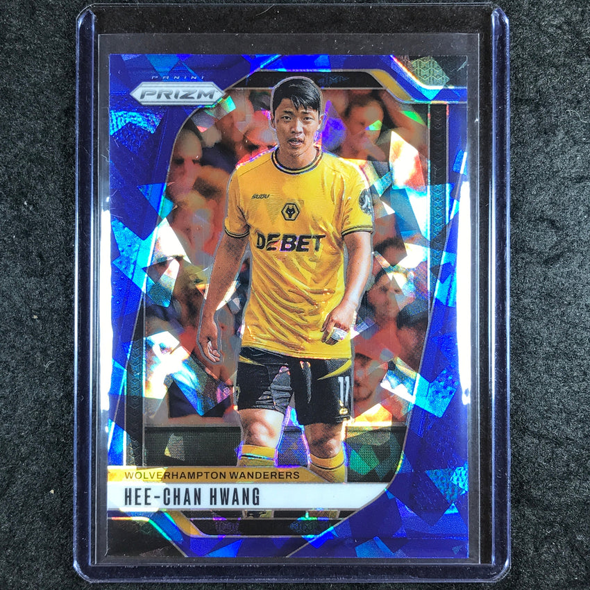 2024-25 Prizm EPL HEE-CHAN HWANG Base Blue Ice 39/75 #213