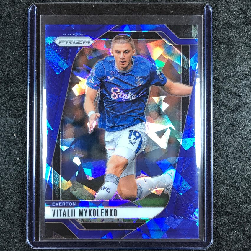 2024-25 Prizm EPL VITALII MYKOLENKO Base Blue Ice 33/75 #231