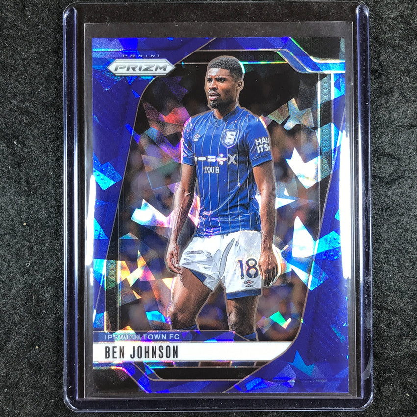 2024-25 Prizm EPL BEN JOHNSON Base Blue Ice 6/75 #278