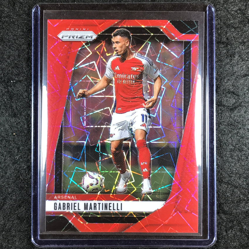 2024-25 Prizm EPL GABRIEL MARTINELLI Base Red Lazer 47/49 #26