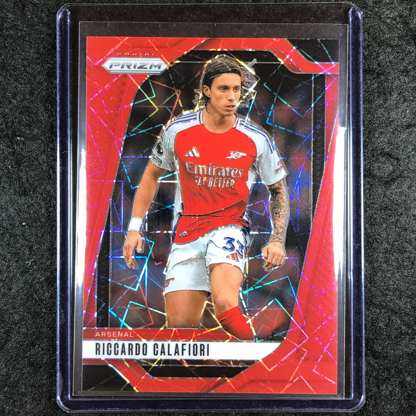 2024-25 Prizm EPL RICCARDO CALAFIORI Base Red Lazer 35/49 #30