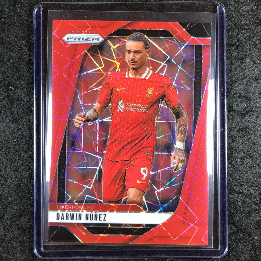 2024-25 Prizm EPL DARWIN NUNEZ Base Red Lazer 23/49 #41
