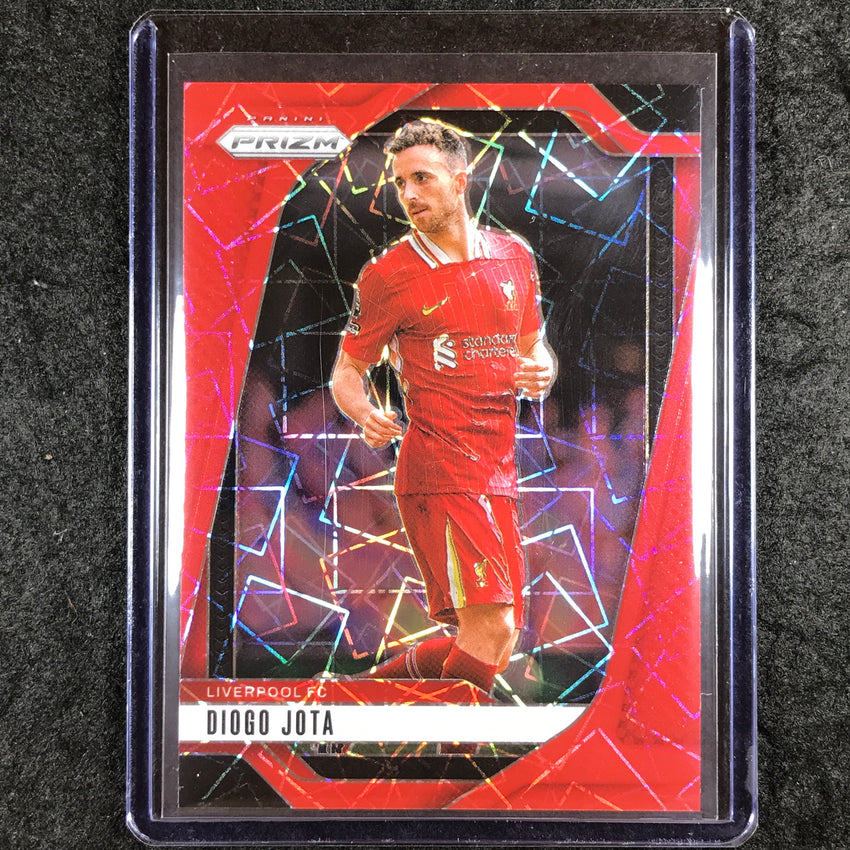 2024-25 Prizm EPL DIOGO JOTA Base Red Lazer 12/49 #46
