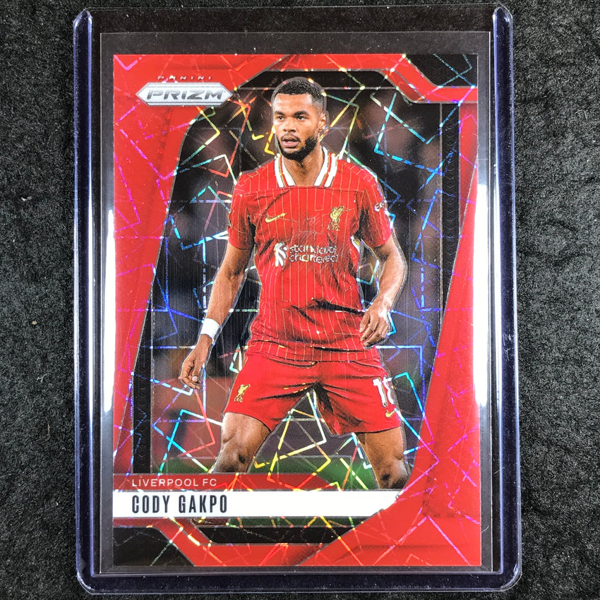 2024-25 Prizm EPL CODY GAKPO Base Red Lazer 48/49 #47