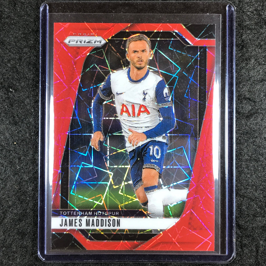2024-25 Prizm EPL JAMES MADDISON Base Red Lazer 44/49 #72