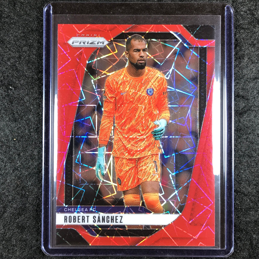 2024-25 Prizm EPL ROBERT SANCHEZ Base Red Lazer 40/49 #88