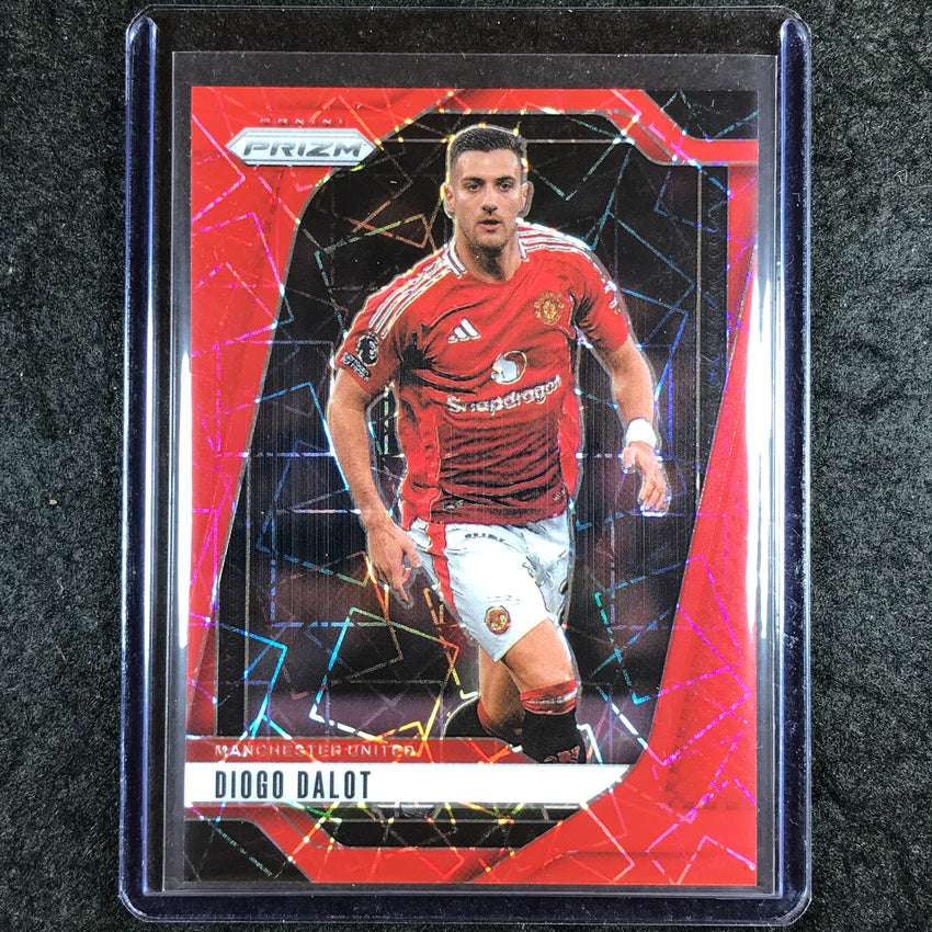 2024-25 Prizm EPL DIOGO DALOT Base Red Lazer 39/49 #134