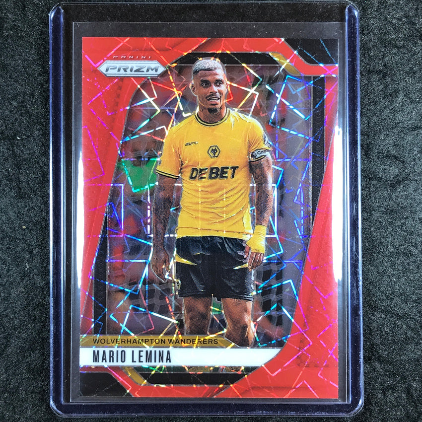 2024-25 Prizm EPL MARIO LEMINA Base Red Lazer 5/49 #216
