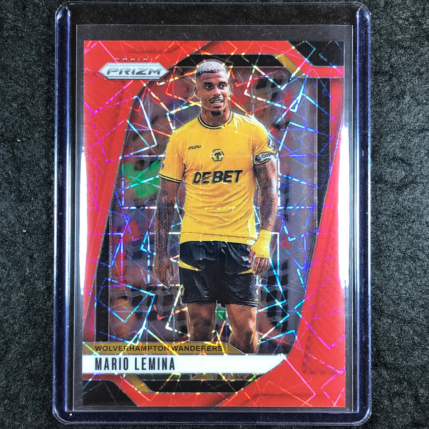 2024-25 Prizm EPL MARIO LEMINA Base Red Lazer 11/49 #216