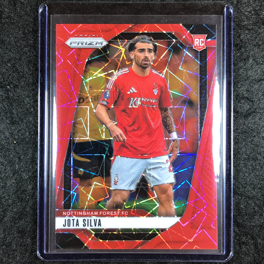 2024-25 Prizm EPL JOTA SILVA Rookie Base Red Lazer 46/49 #264