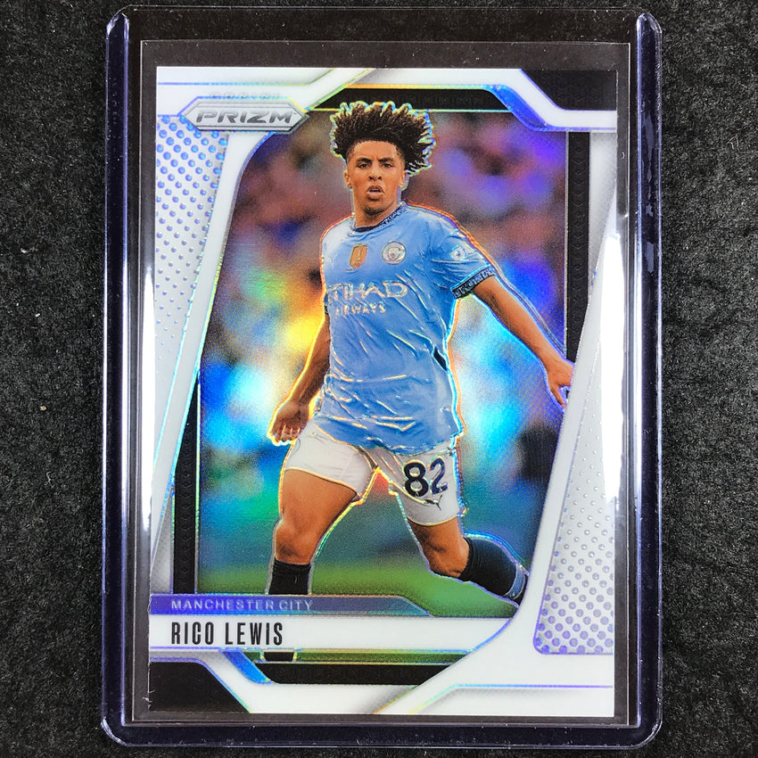 2024-25 Prizm EPL RICO LEWIS Base White 4/35 #10