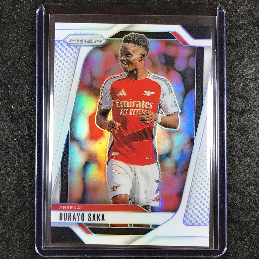 2024-25 Prizm EPL BUKAYO SAKA Base White 6/35 #21