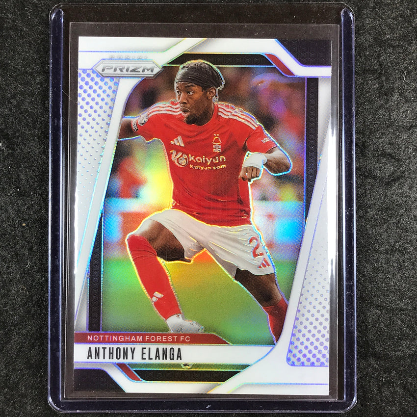 2024-25 Prizm EPL ANTHONY ELANGA Base White 10/35 #261