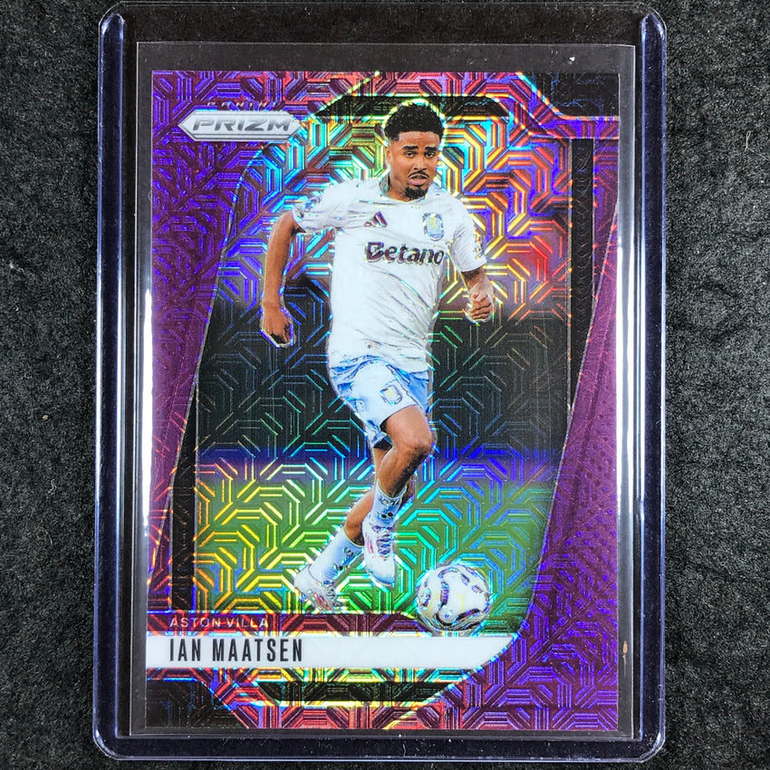 2024-25 Prizm EPL IAN MAATSEN Base Purple Mojo 16/25 #58