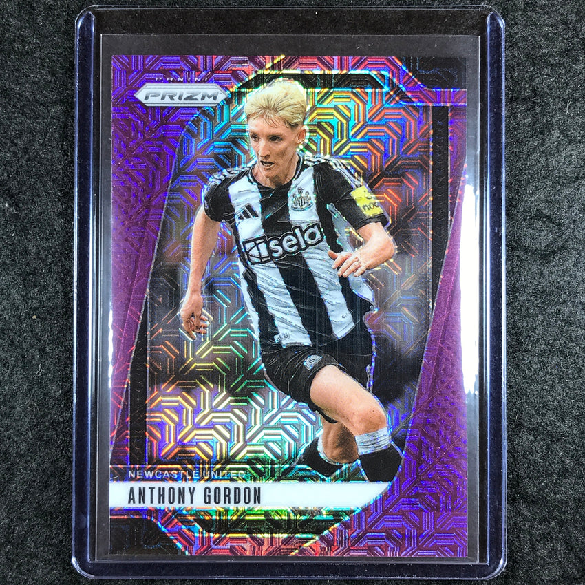 2024-25 Prizm EPL ANTHONY GORDON Base Purple Mojo 9/25 #112