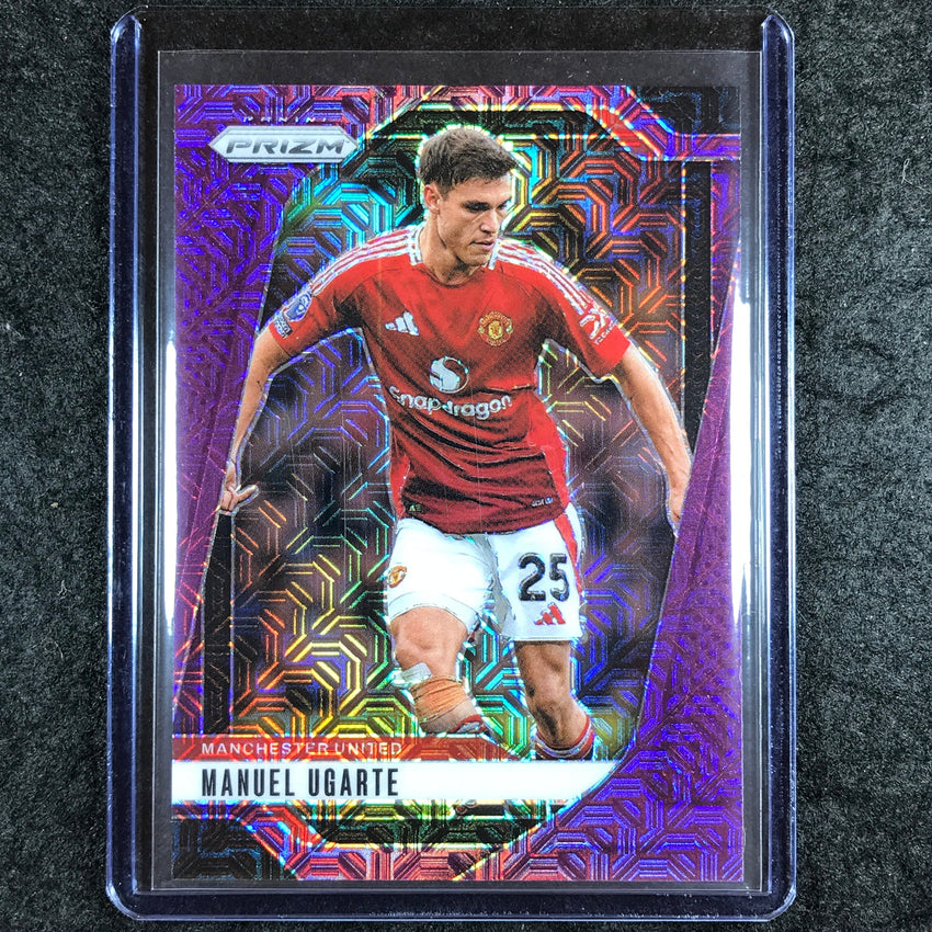 2024-25 Prizm EPL MANUEL UGARTE Base Purple Mojo 10/25 #138