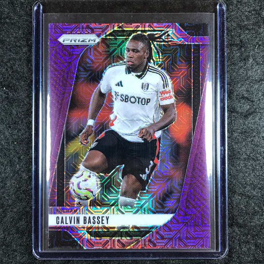 2024-25 Prizm EPL CALVIN BASSEY Base Purple Mojo 9/25 #209