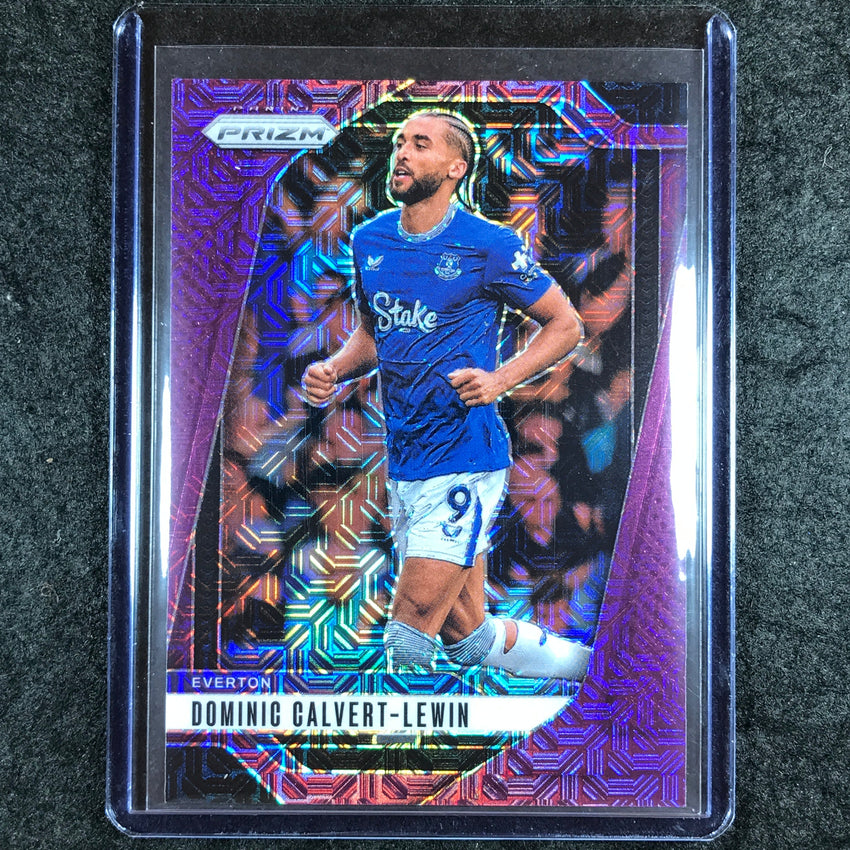 2024-25 Prizm EPL DOMINIC CALVERT-LEWIN Base Purple Mojo 10/25 #226