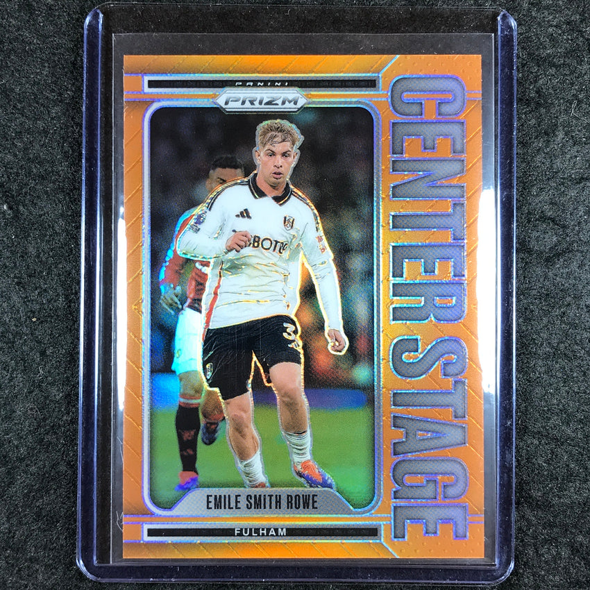 2024-25 Prizm EPL EMILE SMITH ROWE Center Stage Orange 21/25 #13