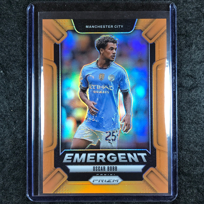 2024-25 Prizm EPL OSCAR BOBB Emergent Orange 25/25 #14