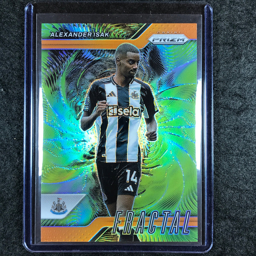2024-25 Prizm EPL ALEXANDER ISAK Fractal Orange 11/25 #7