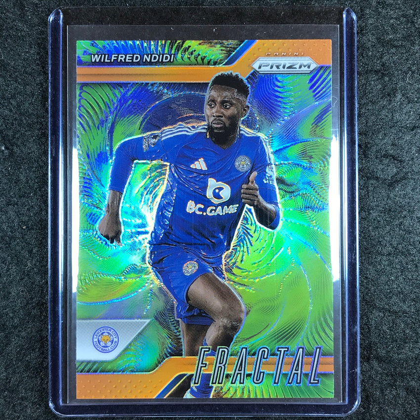 2024-25 Prizm EPL WILFRED NDIDI Fractal Orange 16/25 #18