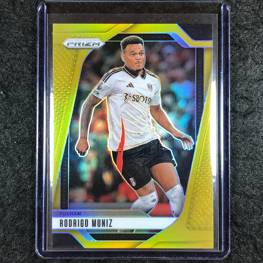 2024-25 Prizm EPL RODRIGO MUNIZ Base Gold 1/10 #203