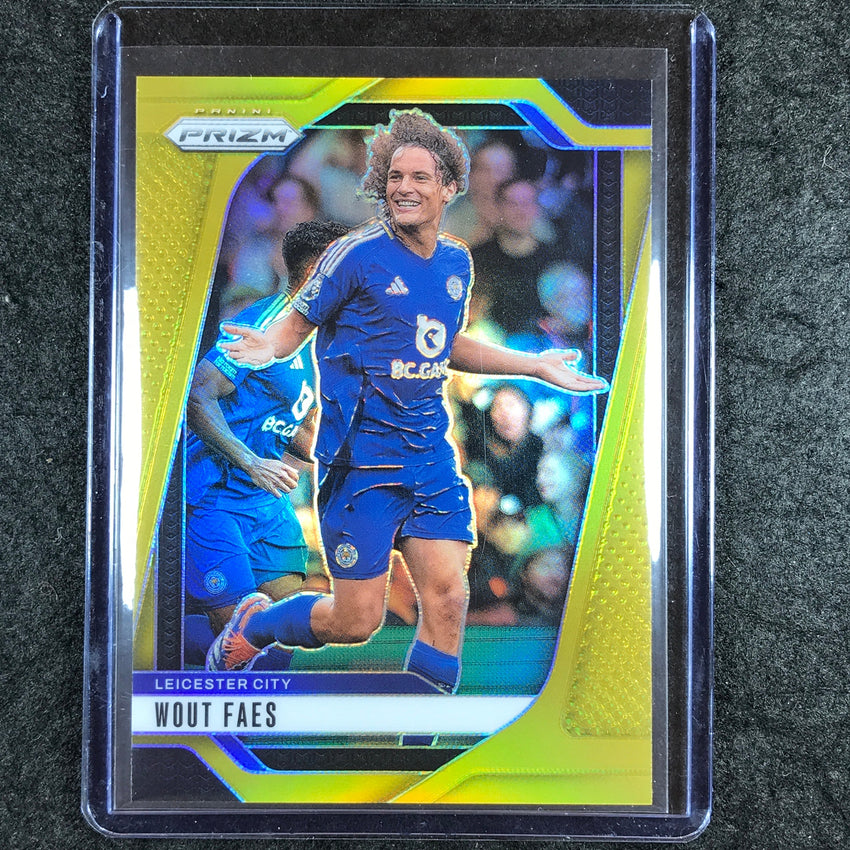 2024-25 Prizm EPL WOUT FAES Base Gold 3/10 #266