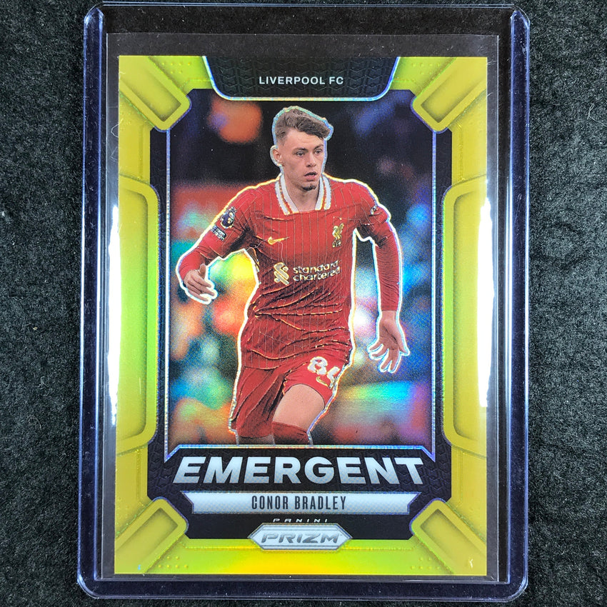 2024-25 Prizm EPL CONOR BRADLEY Emergent Gold 5/10 #27