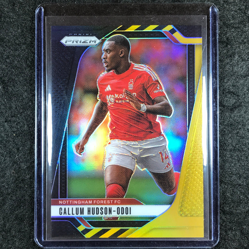 2024-25 Prizm EPL CALLUM HUDSON-ODOI Base Black Gold 5/8 #258